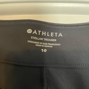 Black Athleta Stellar Trouser